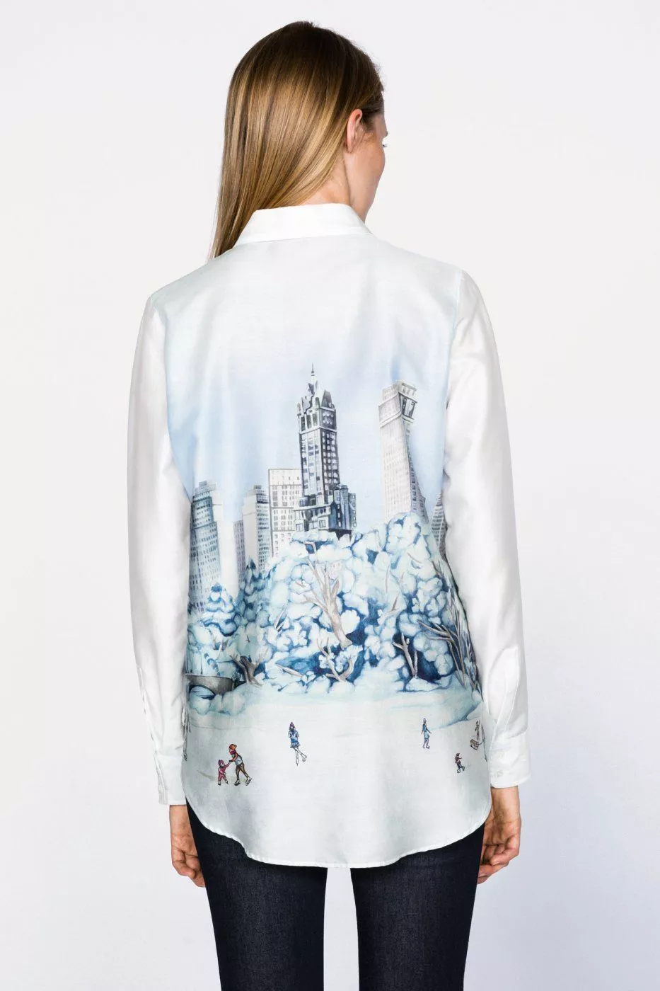 блузка LUZI PXO синий LUZI-PXO_171559_007 ,photo 5