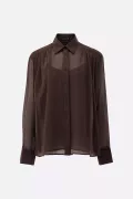 БЛУЗКА BINETA LV
 цвет коричневый