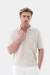 рубашка-поло SAMERO бежевый SAMERO_S00267_120 ,photo 1