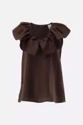 БЛУЗКА BINTOU SV
 цвет коричневый